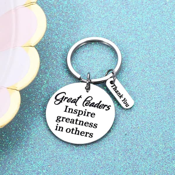 Leader Appreciation Keychain Gift for Men and Women
