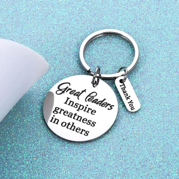 Leader Appreciation Keychain Gift for Men and Women