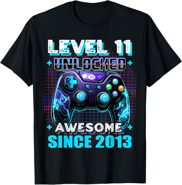 11th Birthday Gamer T-Shirt for Boys