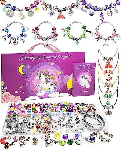 Friendship Bracelet Making Kit - 200 Pcs for Girls Ages 4-12