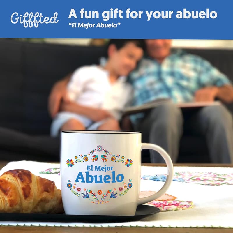 Best Grandpa Coffee Mug - Ceramic Cup for Father's Day