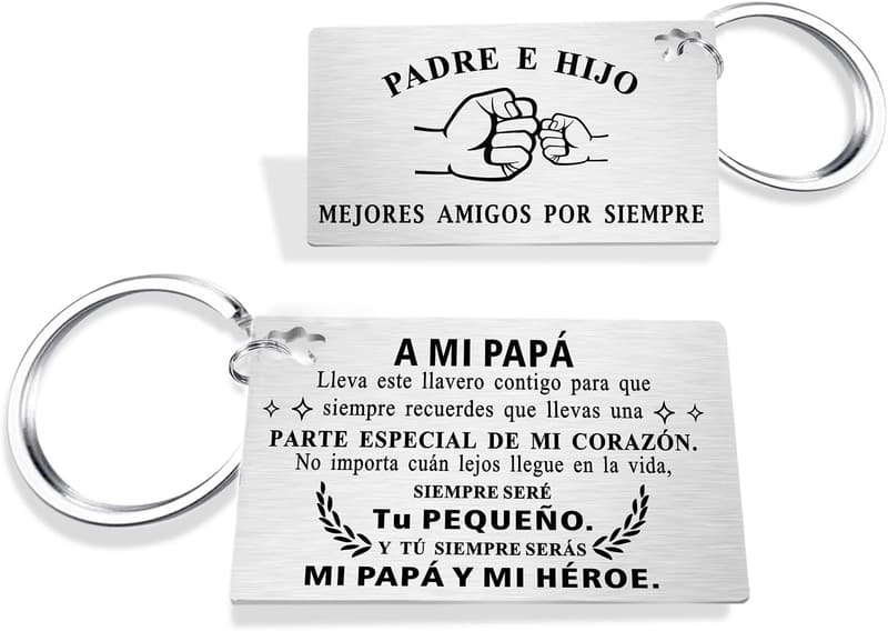 Father's Day Best Dad Ever Keychain