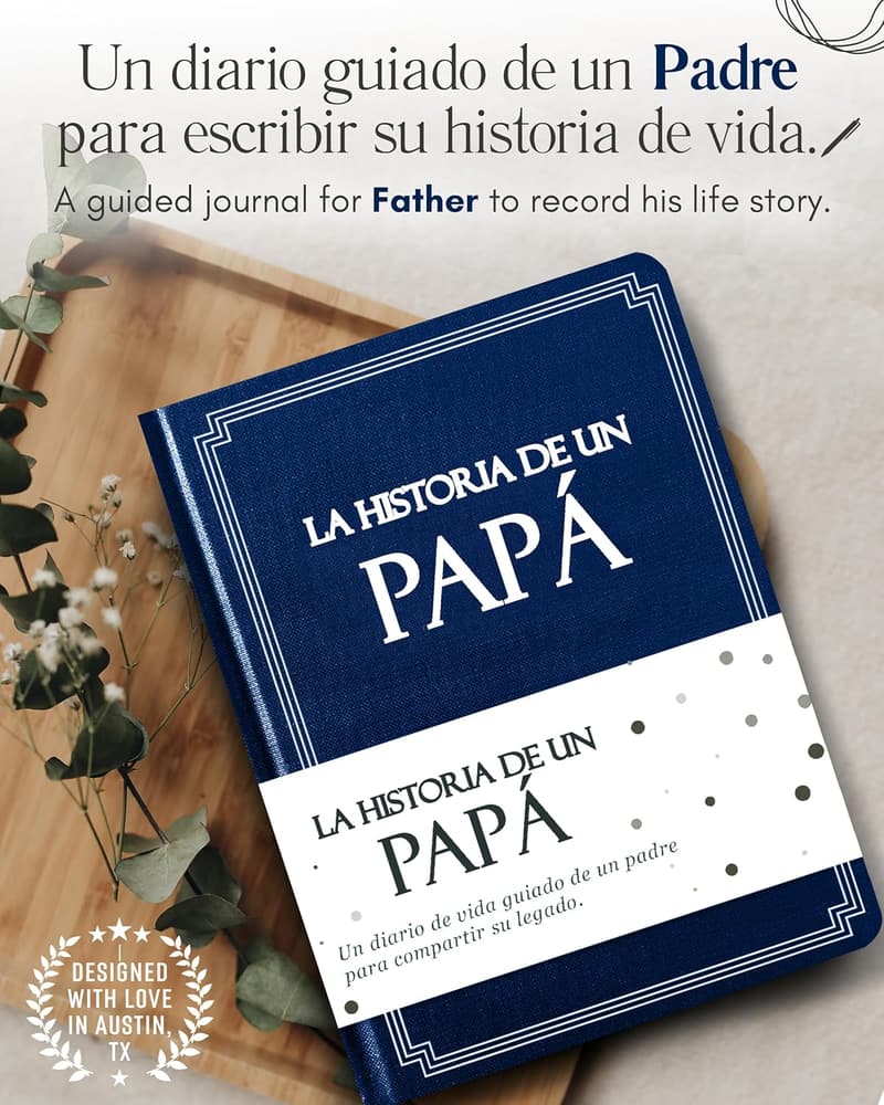 Personalized Storybook for Dad: Over 250 Questions, Father's Day Gift