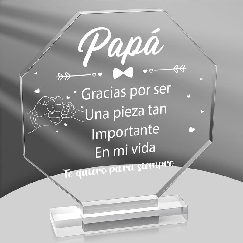 Father's Day Acrylic Plaque Keepsake Gift for Dad