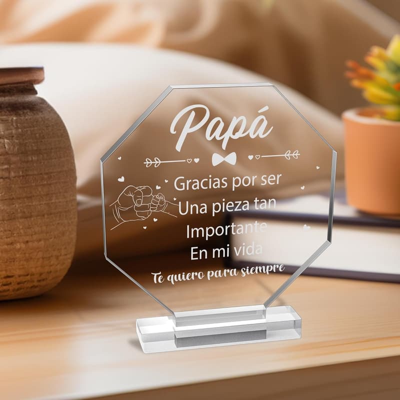Father's Day Acrylic Plaque Keepsake Gift for Dad