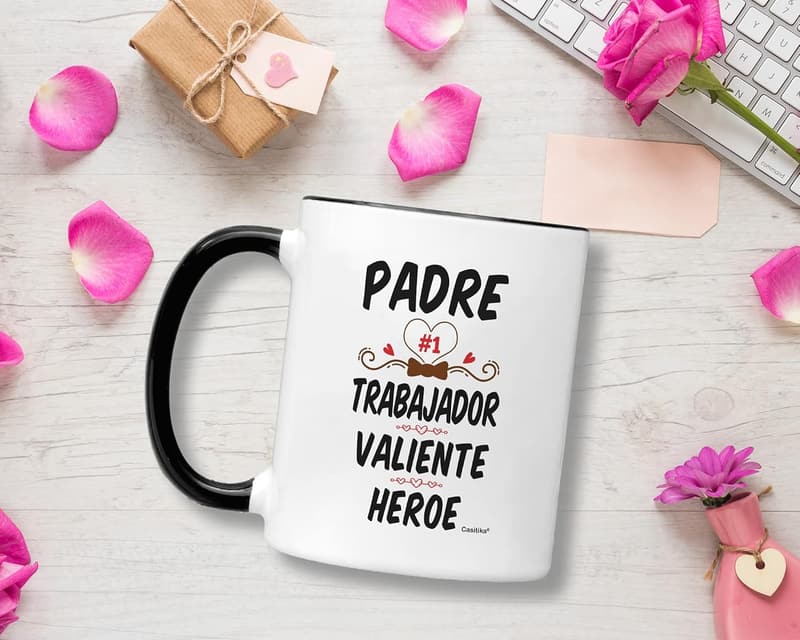 Father's Day 11 oz Hero Mug for Brave Dads