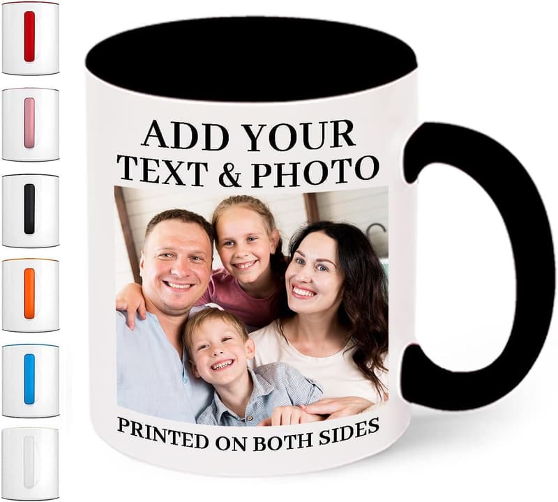 Personalized Ceramic Coffee Mug for Christmas Gifts, 11oz