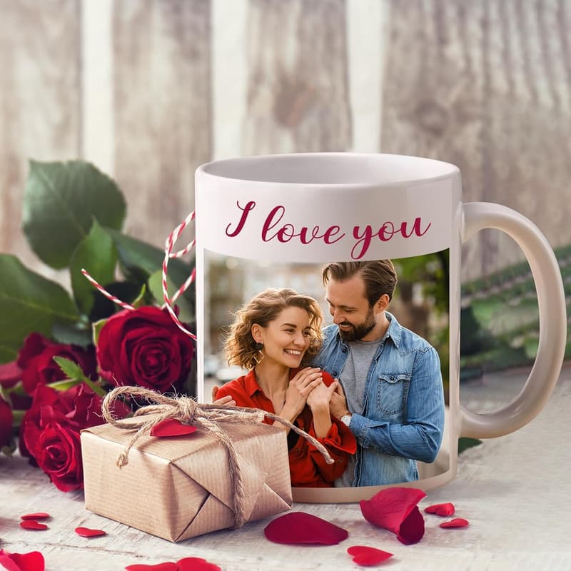 Personalized Ceramic Coffee Mug for Christmas Gifts, 11oz
