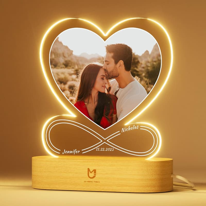 Valentine's Day Customized Night Light for Couples