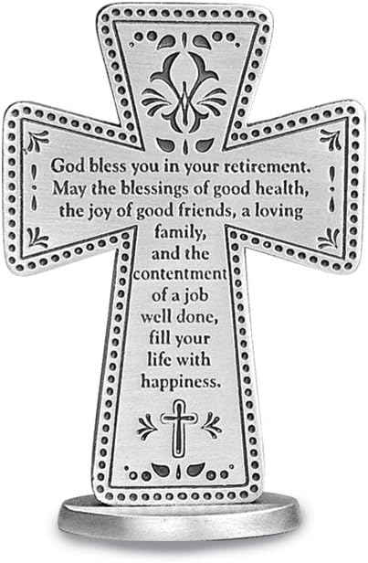 Retirement Gift Metal Cross - 