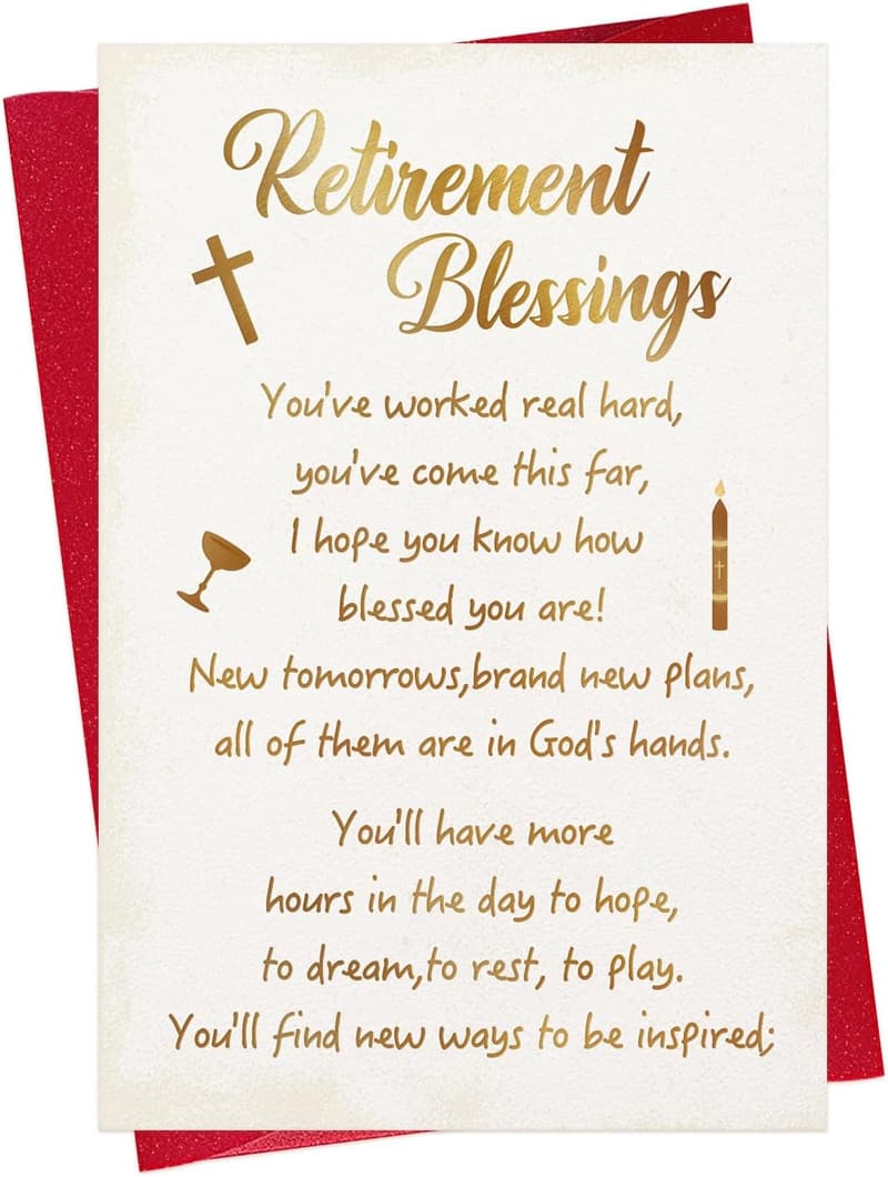 Funny Retirement Card for Women - 5.5x8 with Envelope
