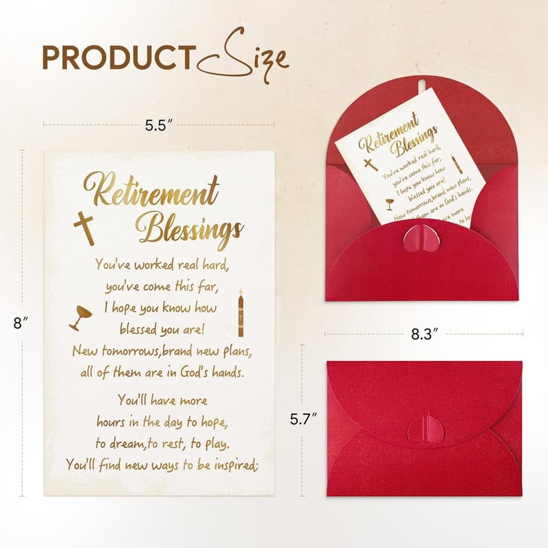 Funny Retirement Card for Women - 5.5x8 with Envelope