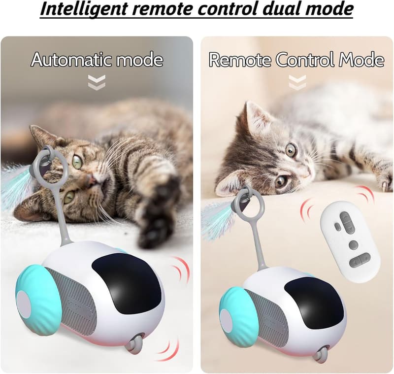 Interactive Smart Electric Cat Toy - USB Rechargeable