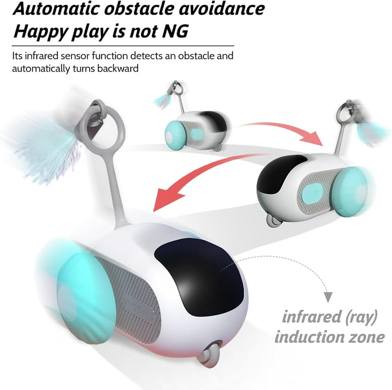 Interactive Smart Electric Cat Toy - USB Rechargeable