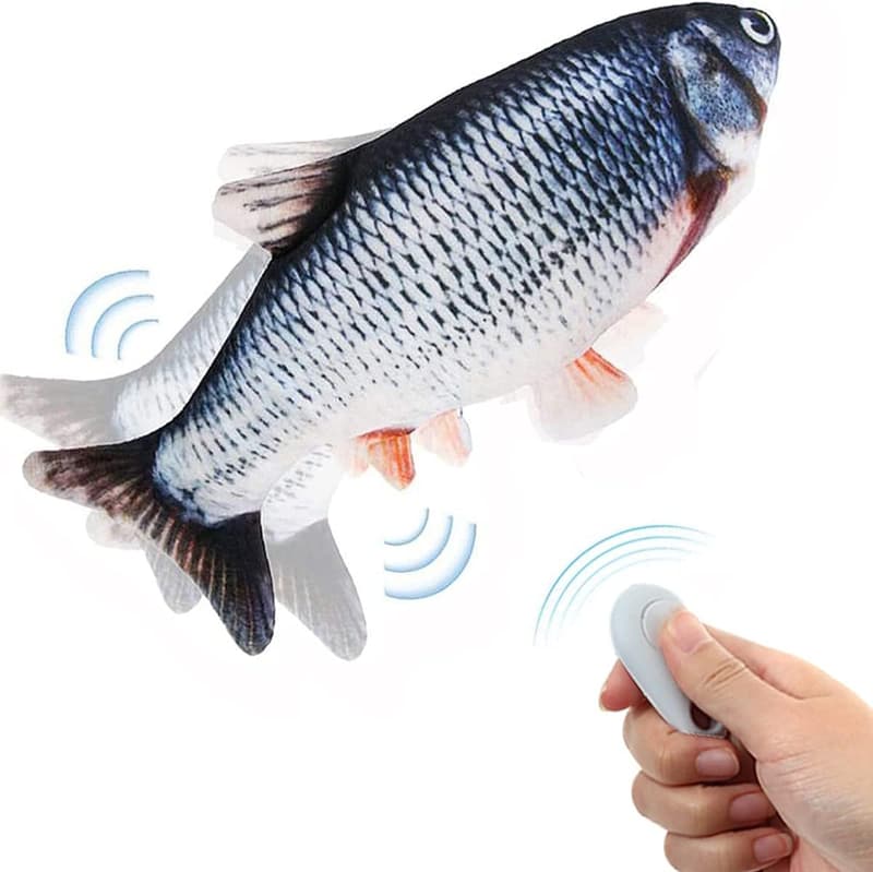 Interactive Electric Flopping Fish Toy for Cats & Small Dogs