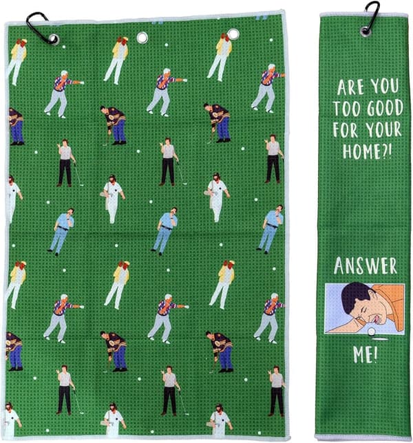 Father's Day Golf Towel - Reversible Microfiber Tri-Fold