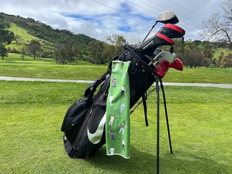 Father's Day Golf Towel - Reversible Microfiber Tri-Fold