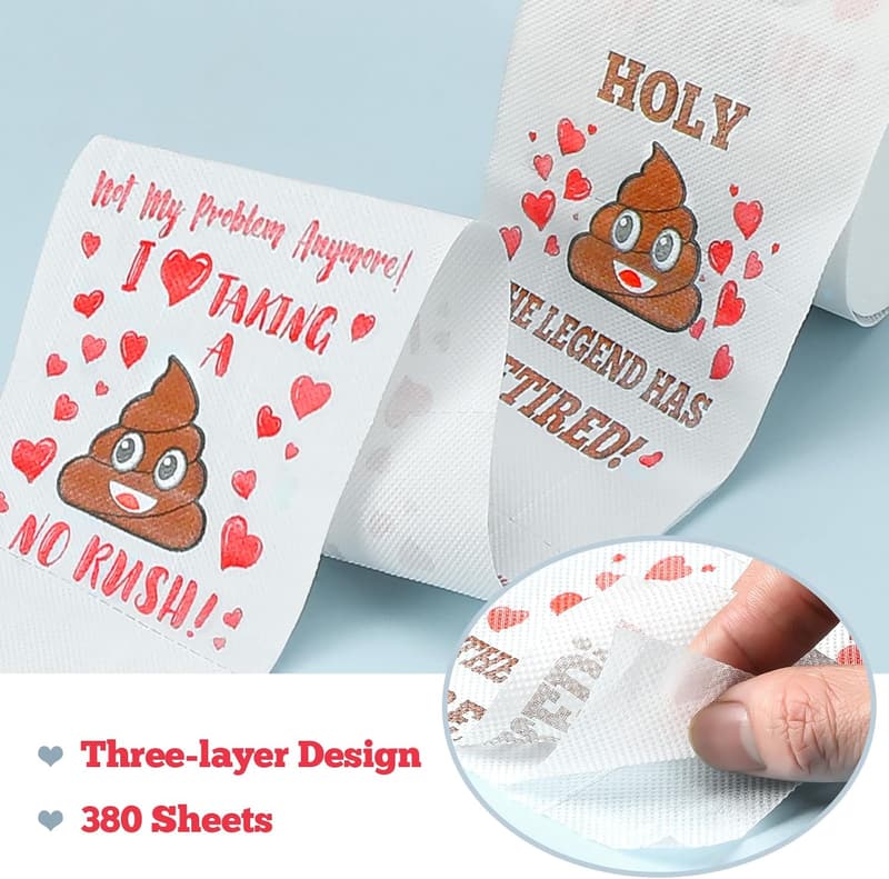 Funny Retirement Toilet Roll - Unique Gift for Him/Her