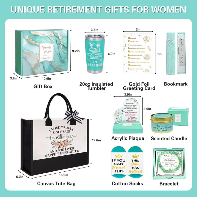 Funny Retirement Gift Basket for Women 2025