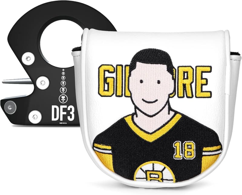 Funny Happy Gilmore Golf Mallet Putter Cover - Premium Leather