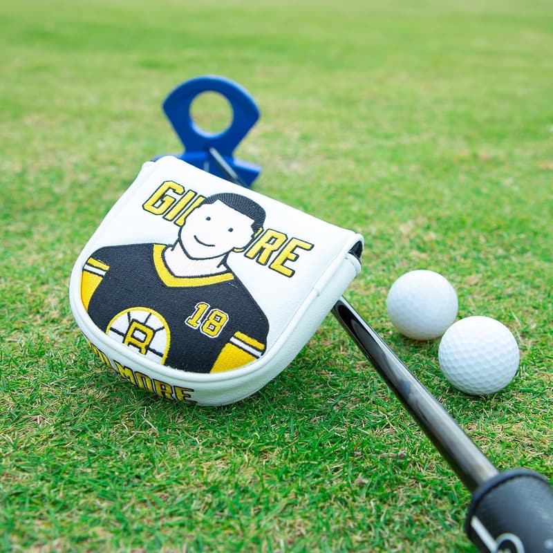 Funny Happy Gilmore Golf Mallet Putter Cover - Premium Leather