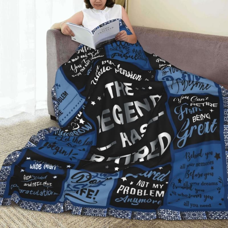 2025 Retirement Blanket Gift for Men, 50