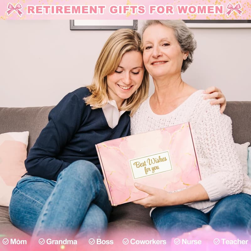 Happy Retirement Gifts for Women - 20oz Tumbler and Tote Bag