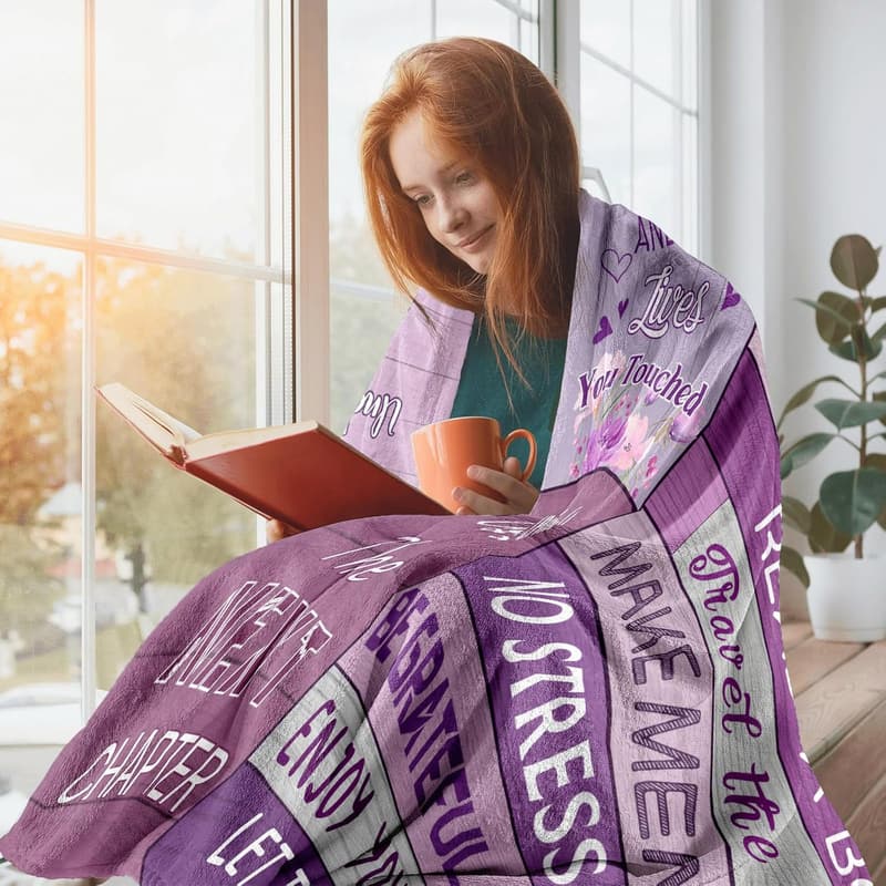 2025 Retirement Gift Blanket for Women – 60