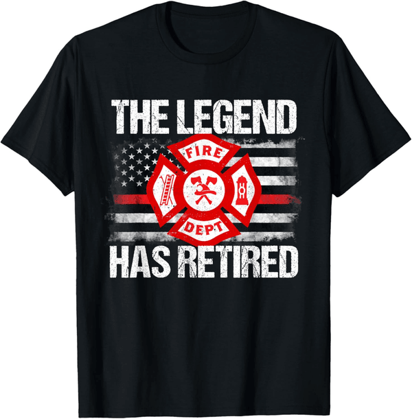 Firefighter Retirement T-Shirt Gift
