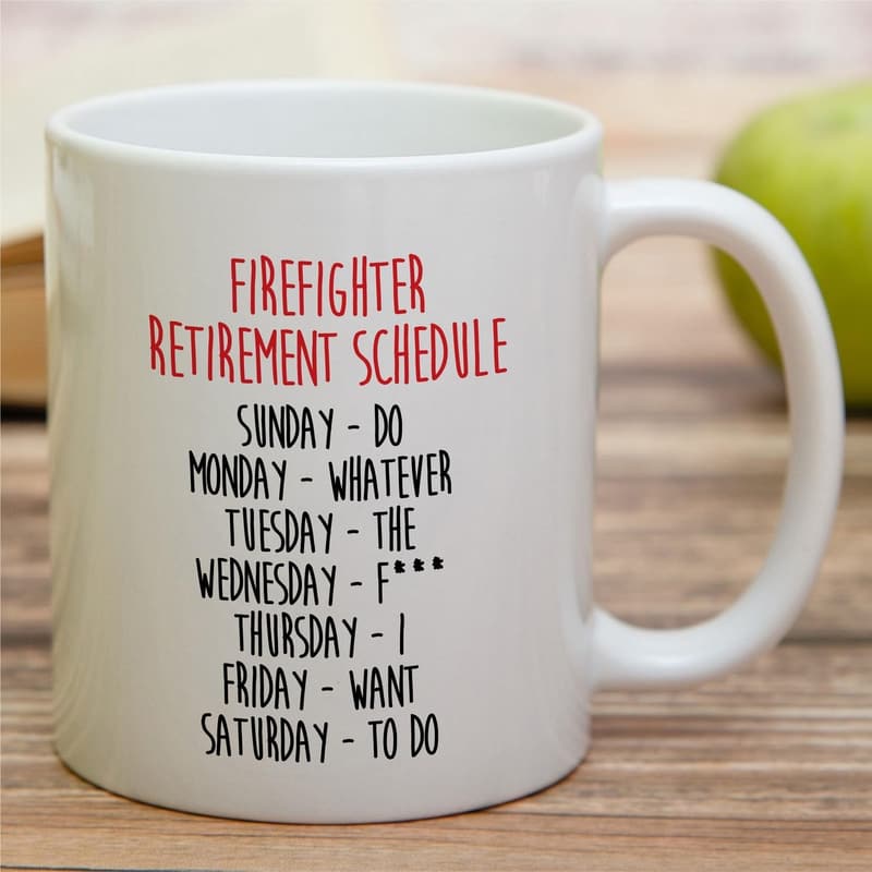 Firefighter Retirement Mug - 11oz Ceramic Humor Gift