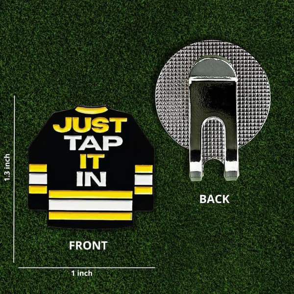 Funny Golf Ball Marker with Magnetic Hat Clip for Men & Women