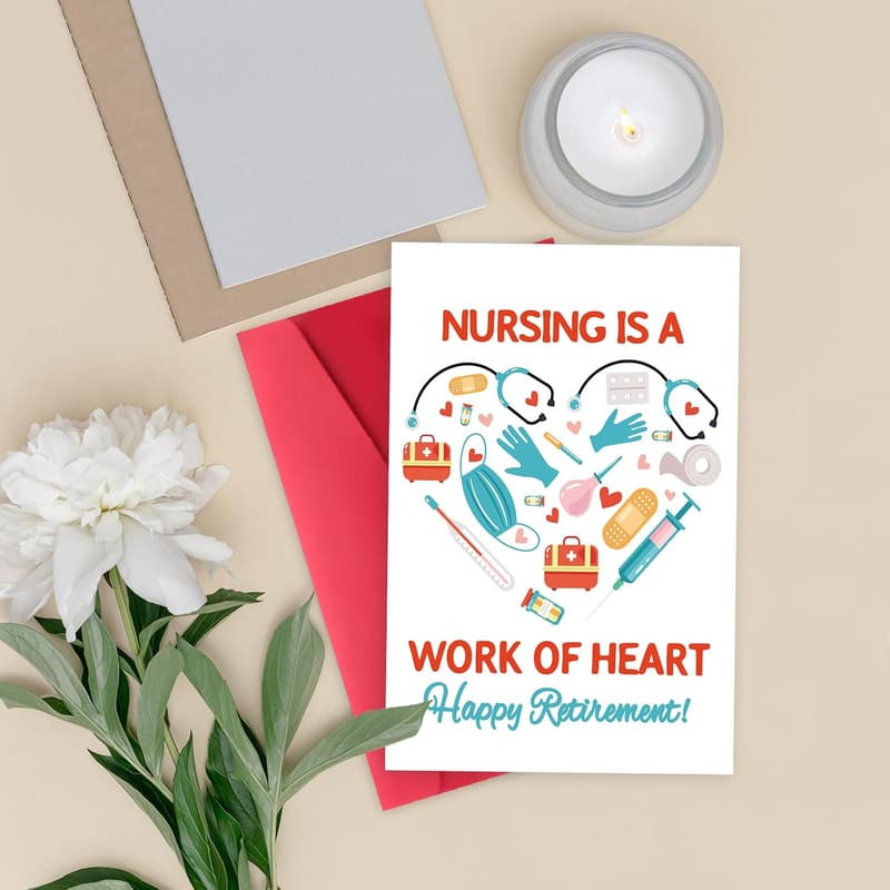 Retirement Card for Medical Workers - Funny & Cute Design