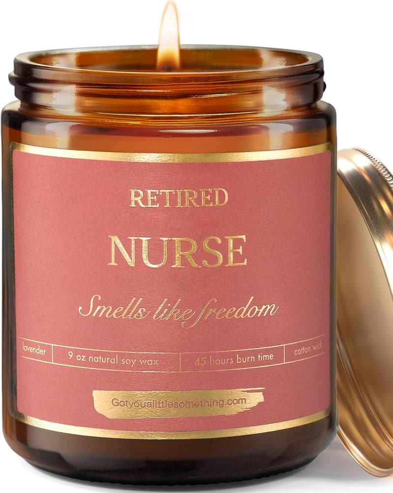 Retirement Gift - Scented Candle for Nurses