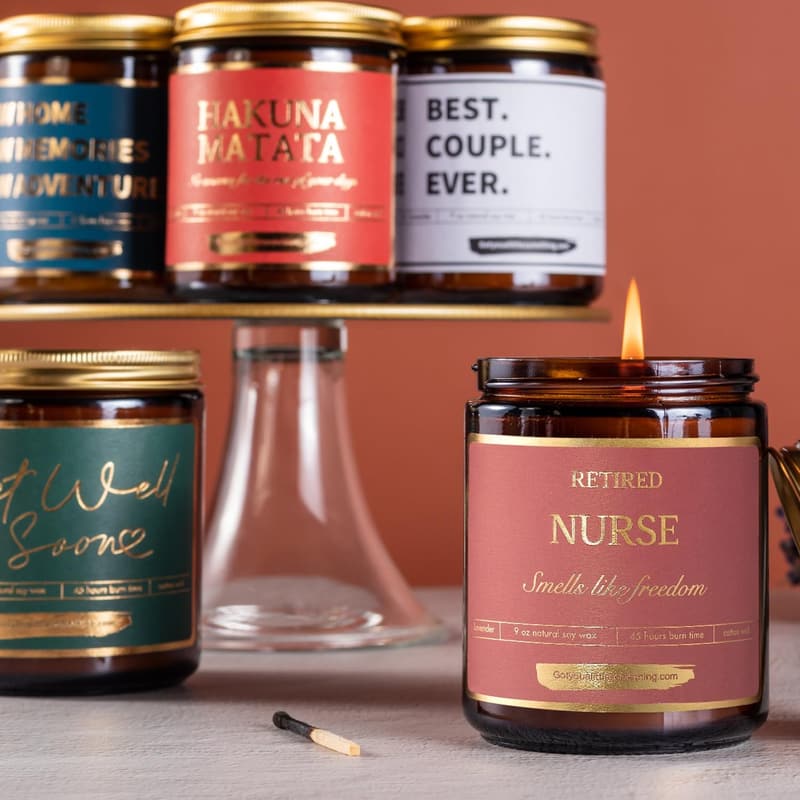 Retirement Gift - Scented Candle for Nurses