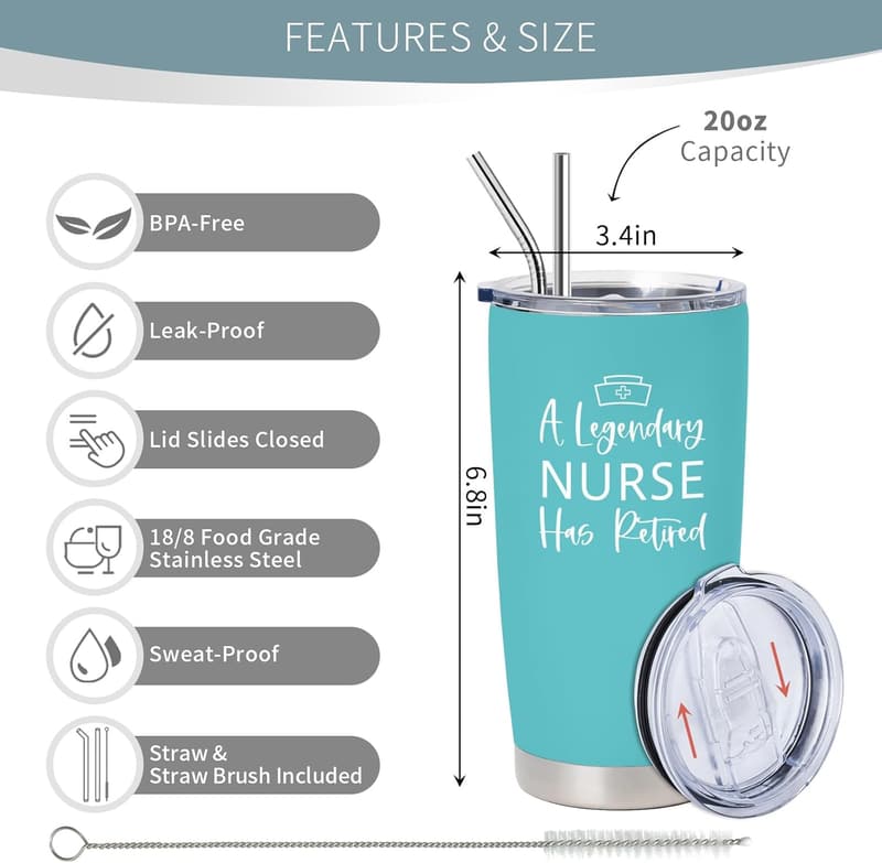 Retirement Gift for Nurses - 20oz Tumbler