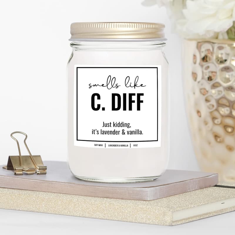 Nurse Appreciation Candle - Lavender & Vanilla, 4 Oz