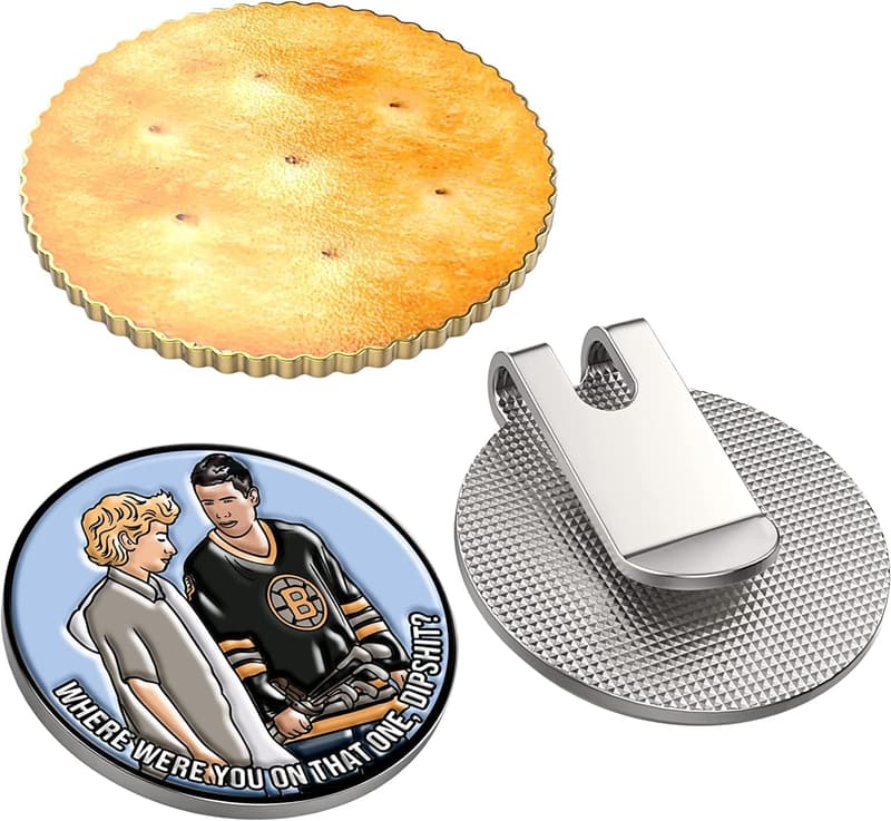 Funny Golf Ball Marker Set with Magnetic Clip - Unique Accessories for Golfers