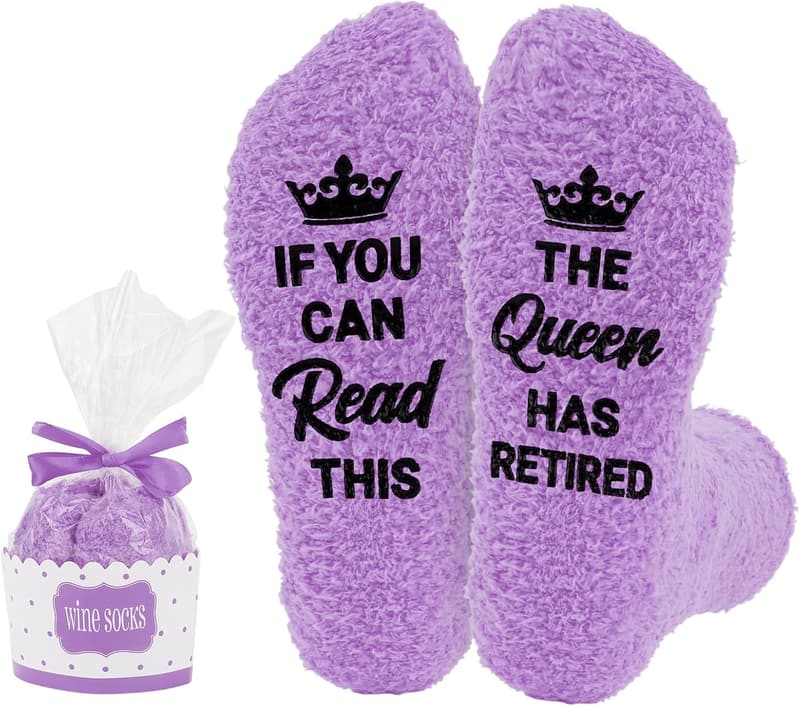 Retirement Gift Socks for Women – Funny Retired Socks for Mom