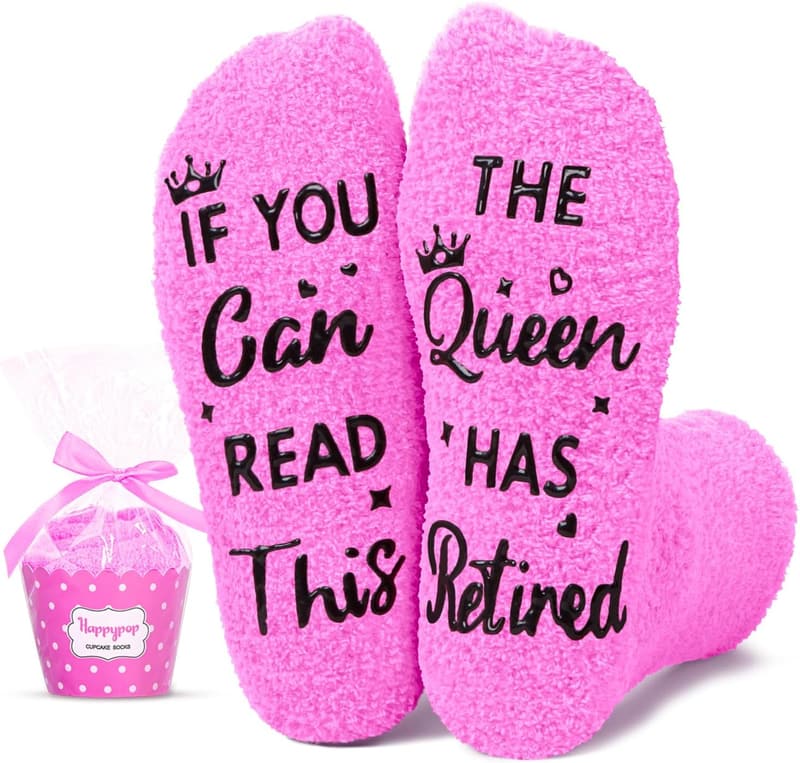Retirement Gifts 2025 - Funny Socks for Women