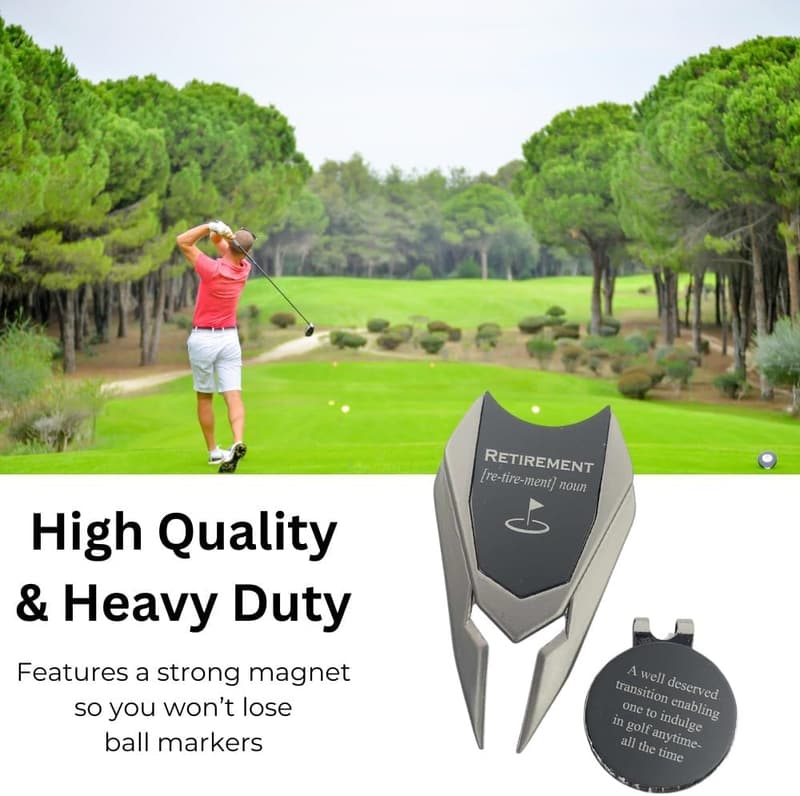 Funny Retirement Golf Gift for Men - 