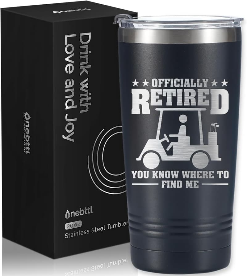 Retirement Gift: Unique 20oz Tumbler for Men and Women