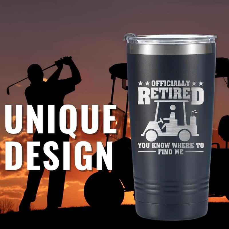 Retirement Gift: Unique 20oz Tumbler for Men and Women