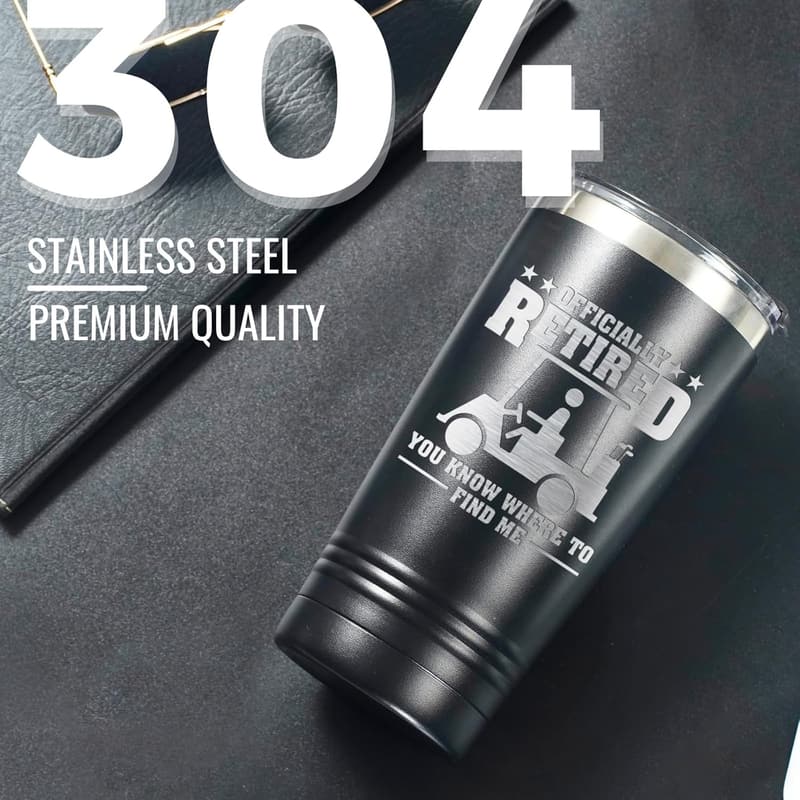 Retirement Gift: Unique 20oz Tumbler for Men and Women