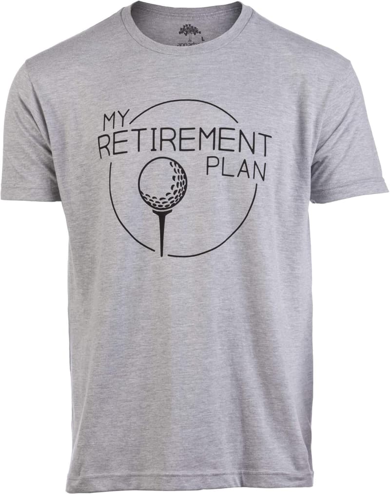 Funny Golfing Retirement T-Shirt for Men
