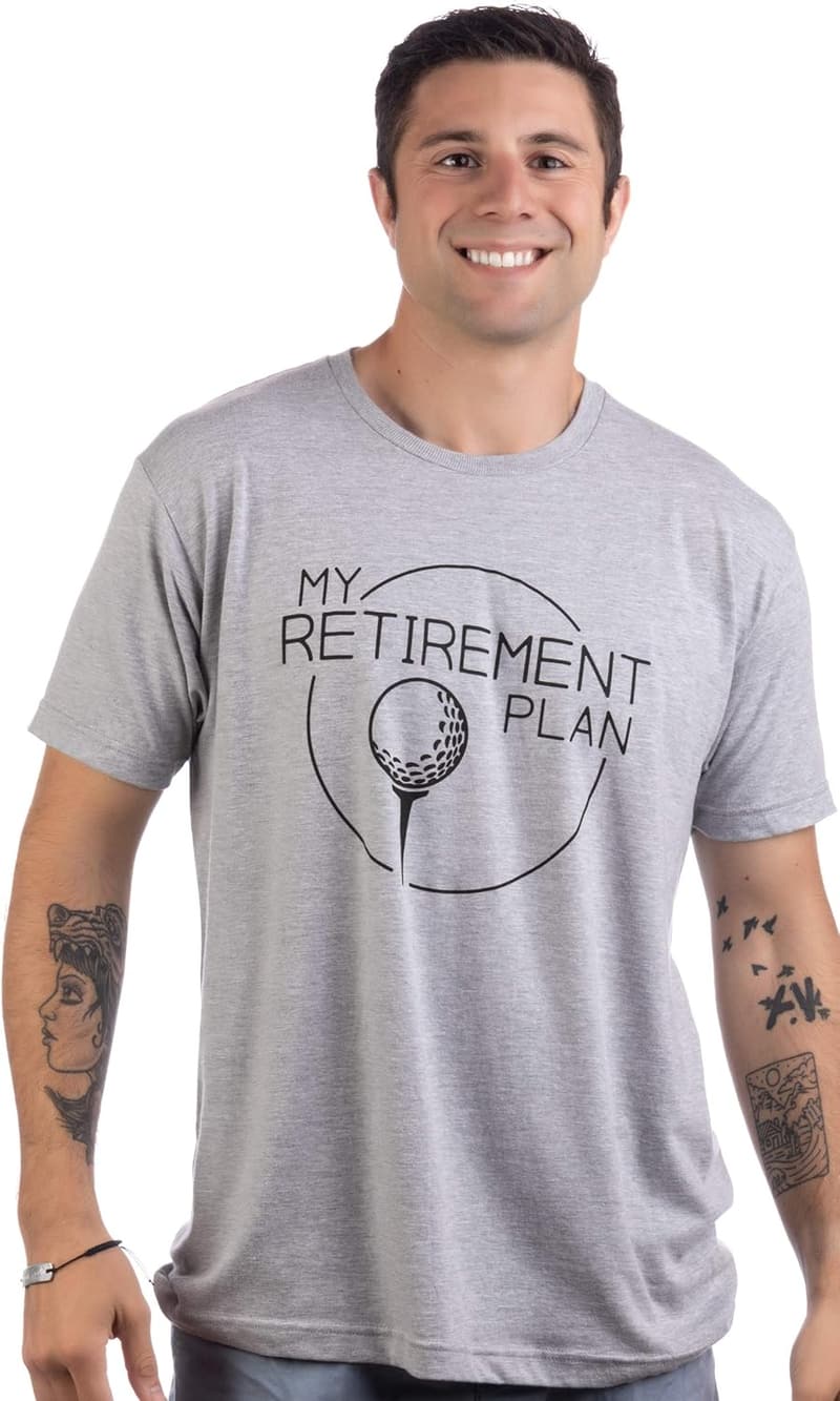 Funny Golfing Retirement T-Shirt for Men