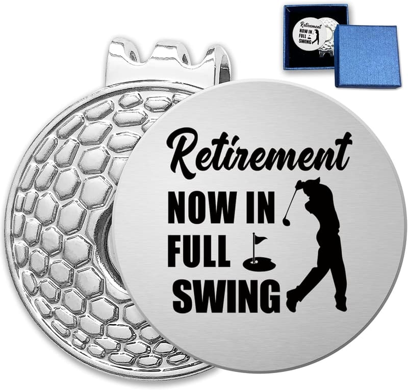 Funny Golf Ball Marker with Magnetic Hat Clip - Gift for Golfers