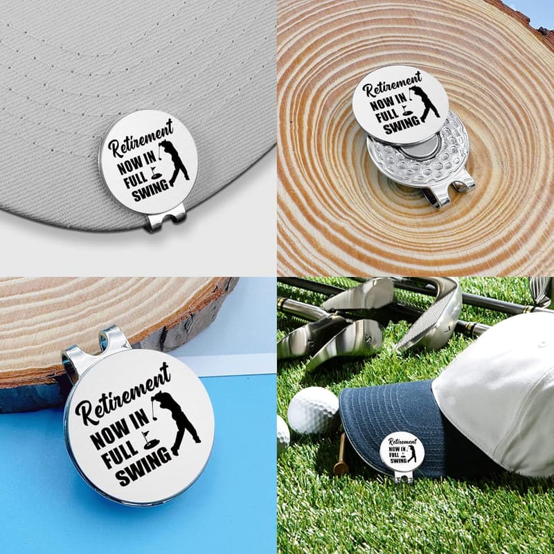 Funny Golf Ball Marker with Magnetic Hat Clip - Gift for Golfers