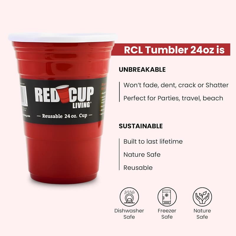 Father's Day Gift: 24 oz Insulated Tumbler with Straw & Lid