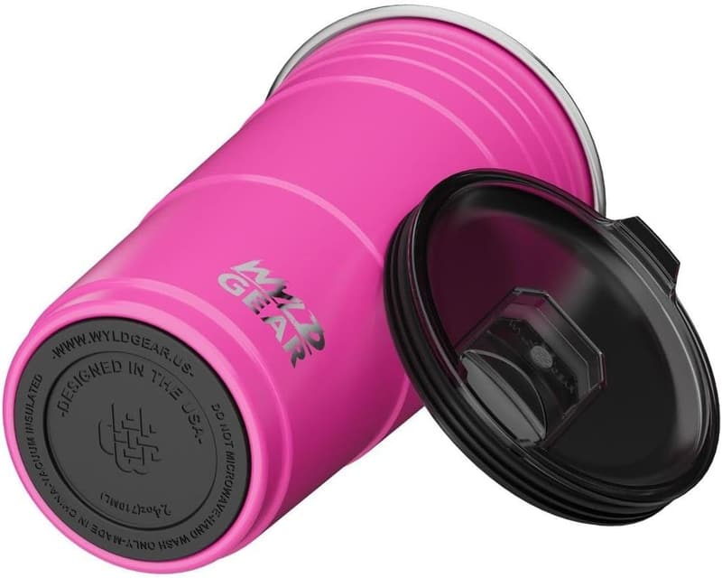 16 oz. Pink Insulated Stainless Steel Tumbler