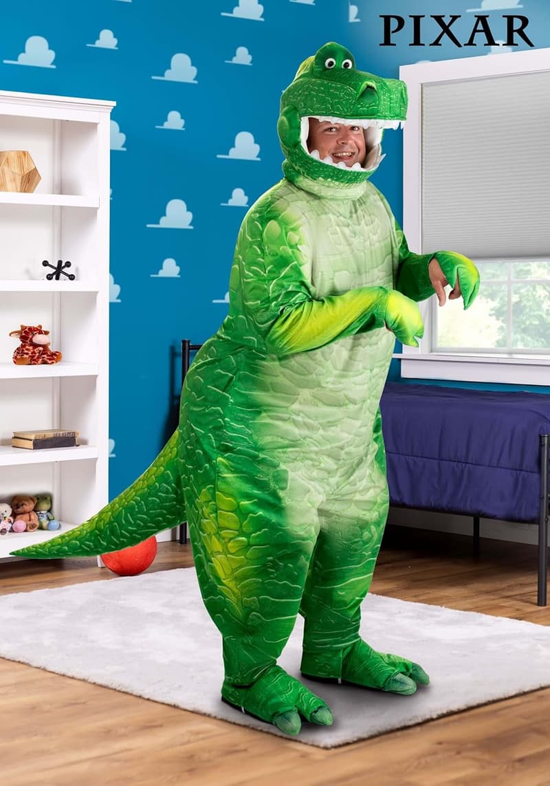 Toy Story Rex Costume for Plus Size Adults